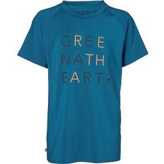 Teen's Green Heart Tee - Blue