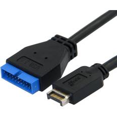 Usb 3.0 header Nordic AE-115 5Gbps 3.0 USB E - 20 pin USB Header Adapter M-M 0.3m