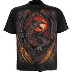 Dragon furnace kids t-shirt black