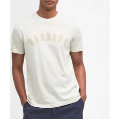 Barbour T-Shirt 'Tera Foa' sand hellgrau