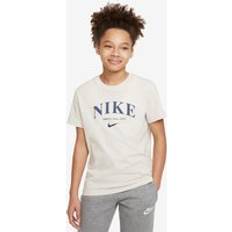 Nike Brown T-shirts Nike Sportswear Older Kids Trend Tee 15Y Cream