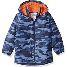 Carter's Baby Boys His Favorite Rainslicker Rain Jacket Raincoat, Blue camo, 12MO