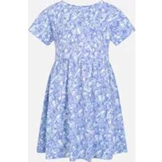 Childrens/Kids Essentials Lora Floral Casual Dress Blue years/3 years
