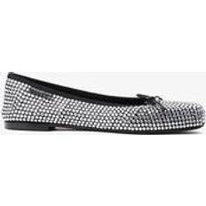 Multicoloured - Women Ballerinas Alexander Wang Billie Satin & Crystal Flats - Black