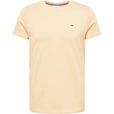 Mujer - Oro Camisetas Tommy Jeans Camiseta de Manga Corta TJM Slim Fit Hombre - Beige