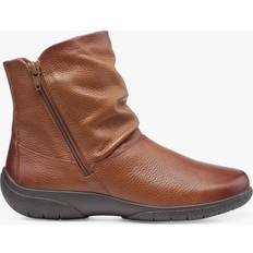Hotter Wide Fit 'Whisper' Ankle Boots Tan