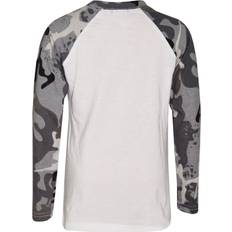 Black Night Garments A2Z Kids Kids girls boys pyjamas camouflage charcoal contrast sleeves nightwear pjs 2-13y