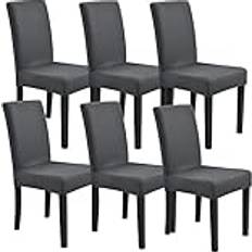 Copridivani neu.haus Fodera Per Sedie Set of 6 Articoli - Grigio Scuro Copridivano Grigio