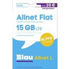 Blau.de Allnet L Startpaket Prepaid card no contract
