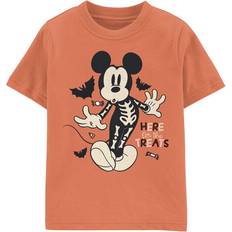 Carter's Toddler Boys Glow In The Dark Mickey Mouse Halloween Tee 5T Multi