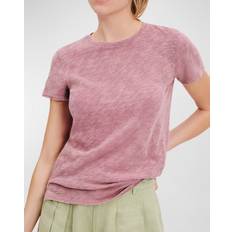 ATM Anthony Thomas Melillo Crewneck Short Sleeve Cotton Tee Wisty Mauve