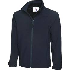 Elastane/Lycra/Spandex - Unisex Outerwear Uneek Premium Full Zip Soft Shell Jacket UC611 Navy Colour: Navy