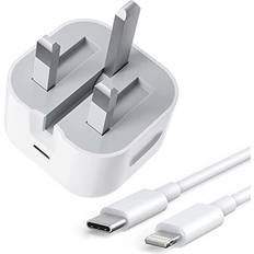 Case Logic iPhone USB C Charger【Apple MFi Certified】20W PD Type C Power Block Wall Charger Plug Adapter with 2M USB-C to Lightning Compatible with