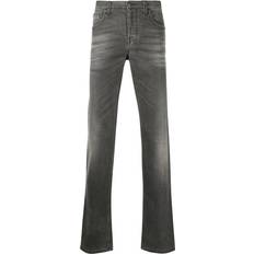 Gucci Jeans Gucci distressed straight-leg jeans men Cotton/Spandex/Elastane Grey