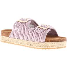 Miss Riot girls sandals sliders junior fafia buckle purple