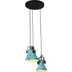 vidaXL Hanging Denim Blue/Black Lampada a Sospensione 30cm