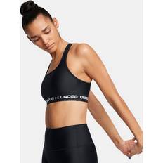 Under Armour Elastane/Lycra/Spandex Reggiseni Under Armour Crossback Mid Bra - Black, Female