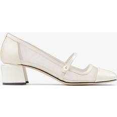 Mesh Heels & Pumps Jimmy Choo Elisa Latte/Latte