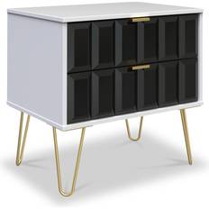 Gold Chest of Drawers Roseland Furniture Harlow Chic 2 Chest of Drawer