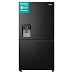 Hisense RS818N4TFC American Style Fridge Freezer Ice & Water
