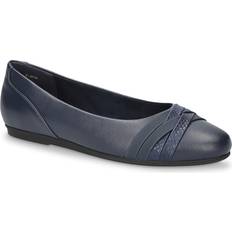 Ballerinas Easy Street Wide Width Kylie Ballet Flat Women's Synthetic Flats