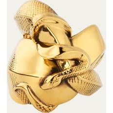 Rings Alexander McQueen Gold-Plated Snake Ring TWOTONE GLD 13-IT 6.5 US