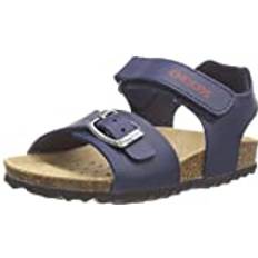 Textile Sandals Geox Jungen Ghita Boy Sandal, Navy/RED