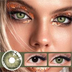 Contact Lenses New'C green Colored Natural Look Contact