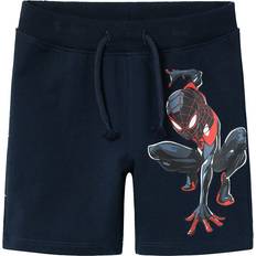 Spindelmannen Byxor Name It Dark Sapphire Mu Spiderman Long Sweat Shorts