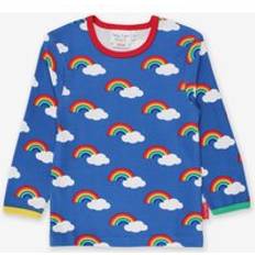 Toby Tiger Organic Multi Rainbow Print Long-Sleeved T-Shirt 3-4y