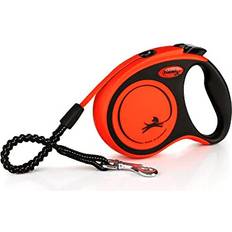 Flexi Xtreme Tape Orange & 5m Retractable Dog