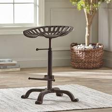 HomeZone Cast Iron Tractor Vintage Seating Stool