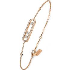 Messika Pink Gold And Diamond Move Classique Bracelet rose gold One