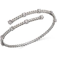 Bloomingdale's Fine Collection Diamond Bypass Bangle Bracelet in 14K White Gold, 3.0 ct. t. w