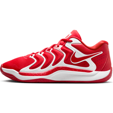 Red Basketball Shoes Nike Men's KD17 Team Bank Basketball Shoes in Red, FV1307-600