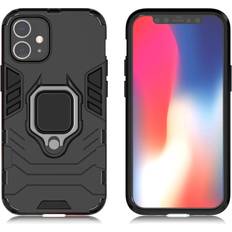 Apple iPhone 12 Pro Mobilskal Apple Ring Guard Skal iPhone 12 12 Pro Svart