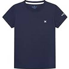 Hackett London herr, liten logotyp, t-shirt, t-shirt, Blå Navy Jahre