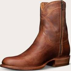 Tecovas Men's The Dean Zip Boots, Round Toe, 8" Shaft, Scotch, Goat, 1.25" Heel