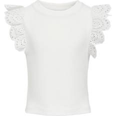 Vita Överdelar Kids Only Topp KogDrea Cloud Dansare m. Hålmönster 7-8 år 122-128 T-shirt