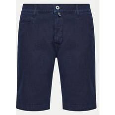 Pierre Cardin Shorts Pierre Cardin Jeansshorts blau Baumwoll-Stretch