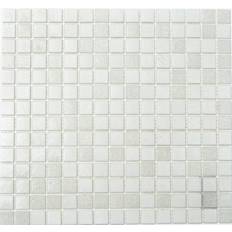 Mosaik-Netzwerk Mosaik Water Krystal Hvid Mix 32.7 x 30.5 cm