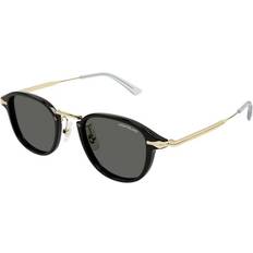 Montblanc Man Sunglasses - Injected Black/Grey