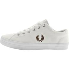 Fred Perry Baseline Twill Trainers White