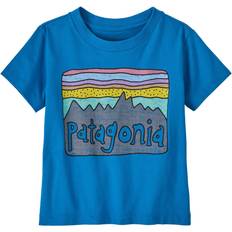 T-shirts Patagonia Toddlers' Fitz Roy T-Shirt, 4T, Vessel Blue