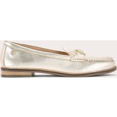 Gold - Women Low Shoes Carvela Women's Flats Leather Snap