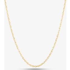 T.H.Baker 9ct Yellow Gold 16inch Fine Prince of Wales Rope Chain G7R16