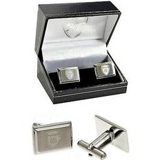 Men - Silver Cufflinks Arsenal F.C. Arsenal engraved crest stainless steel mens executive shirt cufflinks afc