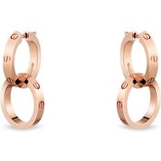 Cartier Earrings Cartier Rose Gold Love Double Hoop Earrings rose gold One