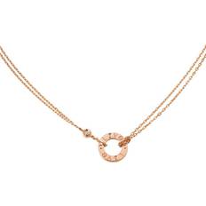 Cartier Rose Gold And Diamond Love Necklace rose gold One