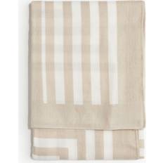 H&M Scarfs H&M Patterned Scarf Beige 75x35